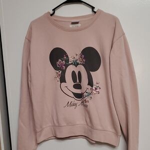 Disney Light Pink Cotton  Super Soft Sweatshirt